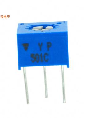 T73YP203KT20 |20 kOhmsTRIMMER 20K OHM 0.5W PC PIN TOP