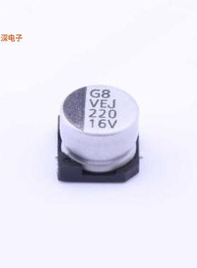 VEJ221M1CTR-0806 |原装SMD,D8xL6.5mm贴片型铝电解