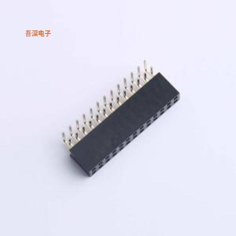 DW254W-22-26-85 |排母2.54排母2x13P 间距:2.54mm 弯插
