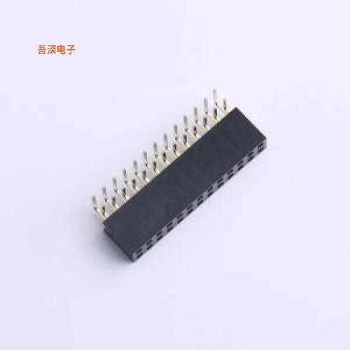 DW254W-22-26-85 |排母2.54排母2x13P 间距:2.54mm 弯插