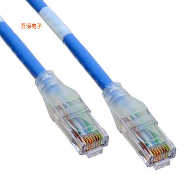 C601106020 |圆形线缆PATCHCORD BCAT6+ CMR BLU 20FT
