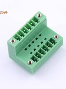 KF2EDGVTM-3.81-2*6P |绿保插拔式接线插件,P=3.81mm