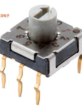 RDS-10S-7229-R-CR |BCDSWITCH ROTARY DIP BCD 0.1A 50V