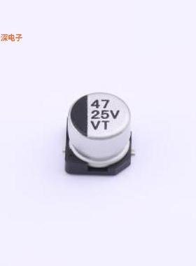 VT1E470M-CRE54 |原装SMD,D6.3xL5.4mm贴片型铝电解