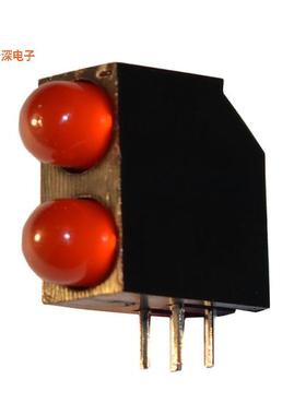 QBL8SA60D-MP90 |红色（x 2） CBI 5MM BI-LVL RED RA