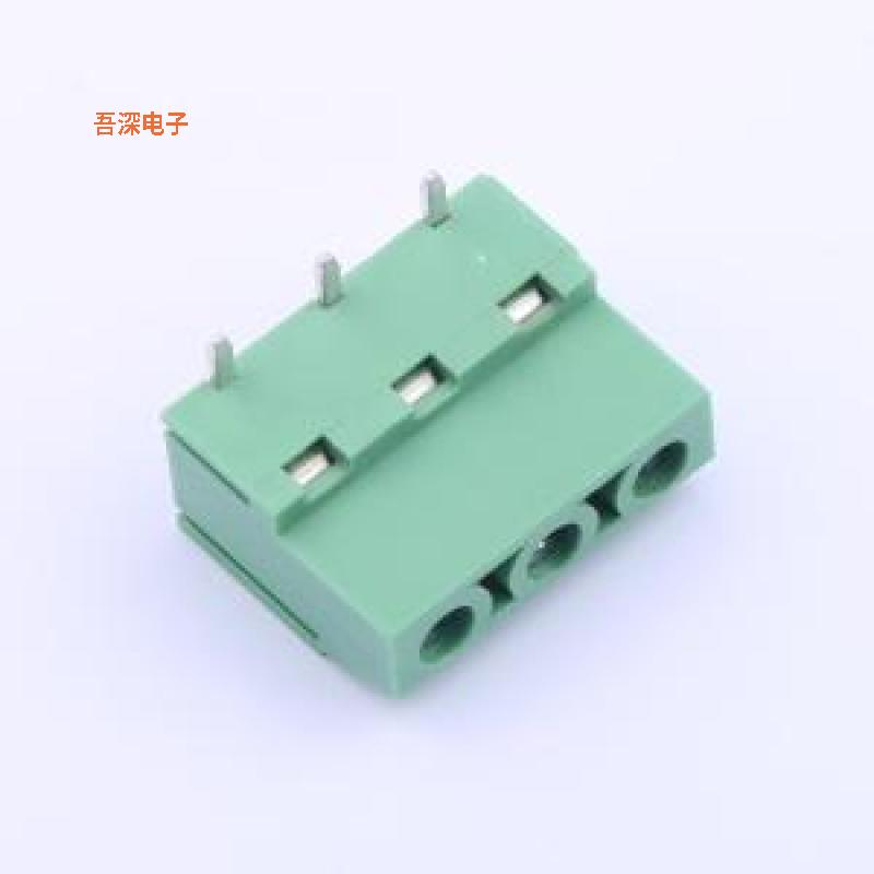 DB129R-7.5-3P-GN-S |原装弯插,P=7.5mm螺钉式接线