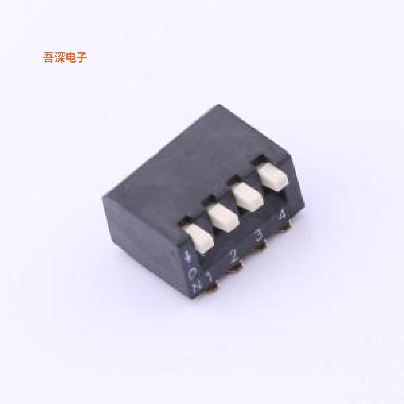 DM-04P |4位 2.54间距 贴片琴式拨码拨码SMD