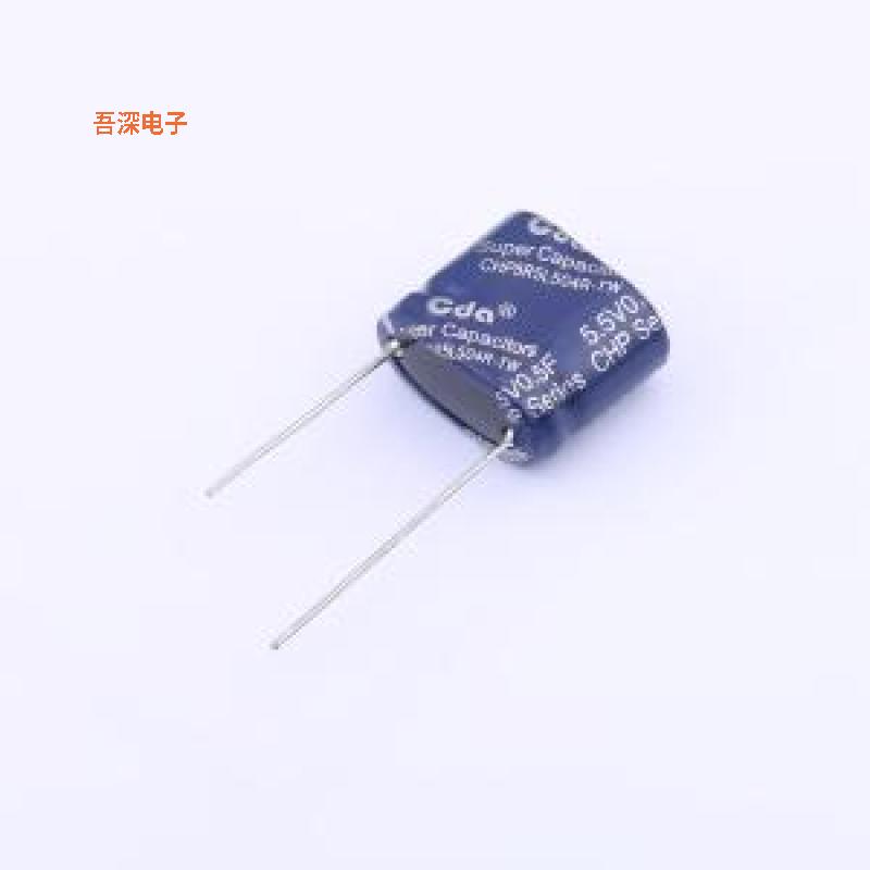 CHP5R5L504R-TW 5.5V0.5F |原装插件,P=11.5mm