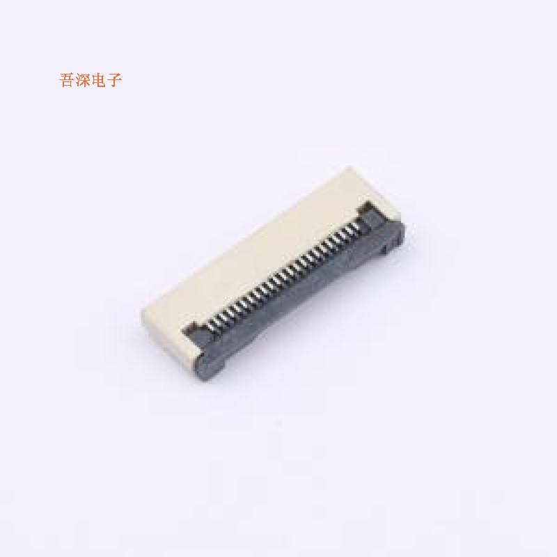 ZX-0.5FPC-2H-QFX23P |原装SMD,P=0.5mm,卧贴FFC/FPC