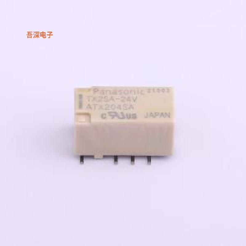 TX2SA-24V-Z |原装SMD,7.4x15mmRELAY TELECOM DPDT 2A 24V