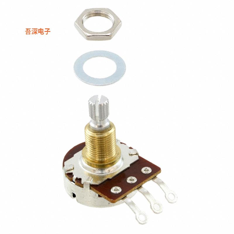 PDA241-SRT00-254A2 |250kPOT 250K OHM 1/4W CARBON LOG