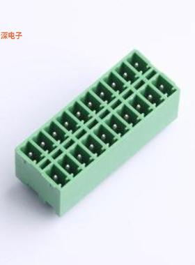 DB2EVHB-3.81-2*10P-GN |原装弯插,P=3.81mm插拔式接线