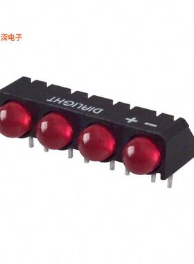5500407004F|红色（x 4） CBI 5MM QUAD RED R