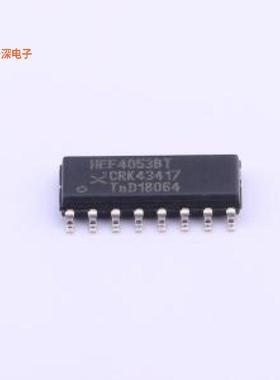 HEF4053BT,653 |原装SOIC-16IC SWITCH SPDT X 3 155OHM 16SO