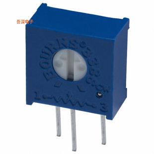 0.5W 101 3386H OHM 100 OhmsTRIMMER PIN SIDE