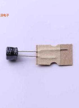 25MH522MEFCT56.3X5 |原装插件,D6.3xL5mm直插铝电解