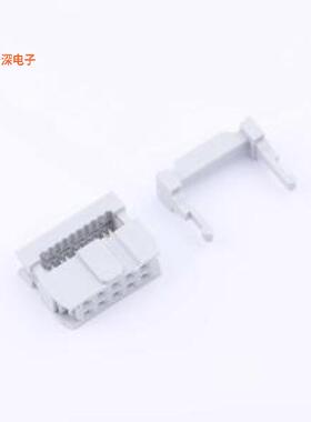 FC-2.54-10P-Grey |原装P=2.54mmIDC刺破式(牛角/简牛)