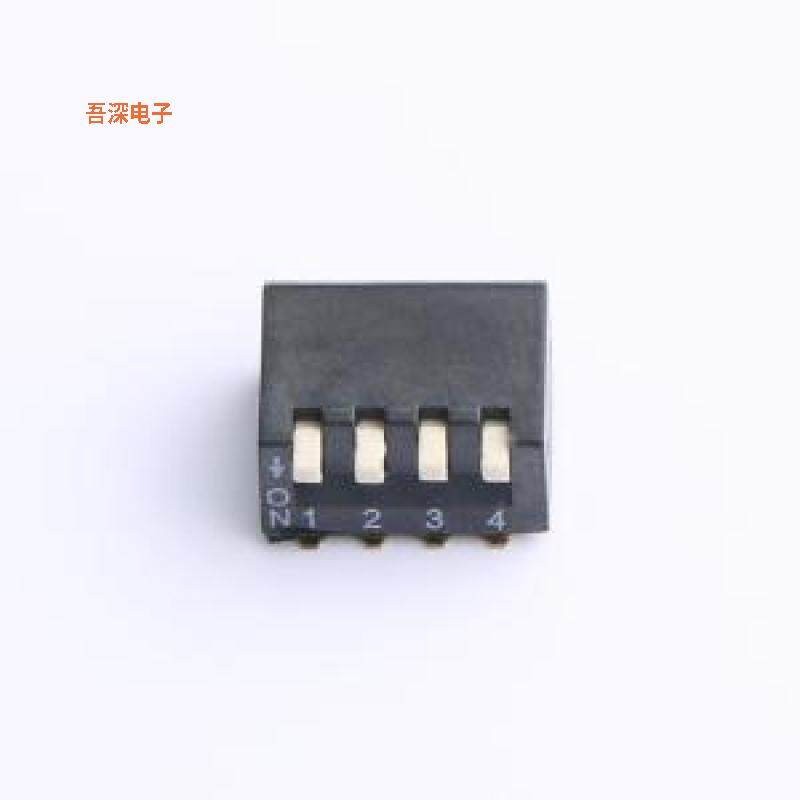 DG-04PD |琴键侧拨型窄体凸柄 插件拨码SMD,P=2.54mm