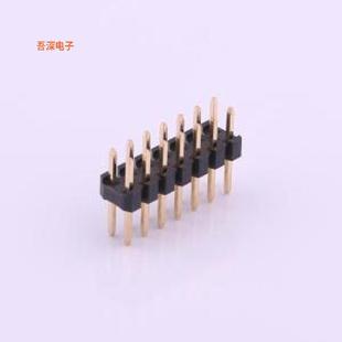 高U镀金抗氧化排针插件 C40D28 P=2mm 2x07I X4621WV