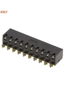 EDSP10SGRFSTR04 |SPSTSWITCH PIANO DIP SPST 0.025A 24V