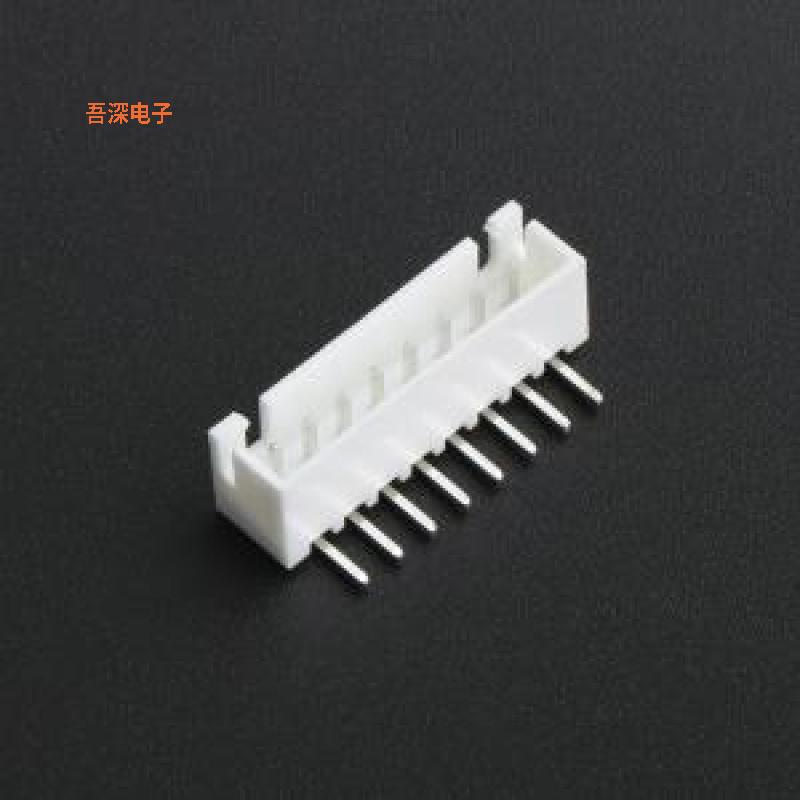 WAFER-XH254WZ-8A |线对板针座XH 2.54mm 1x8P 弯针 带扣