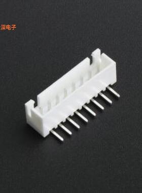 WAFER-XH254WZ-8A |线对板针座XH 2.54mm 1x8P 弯针 带扣