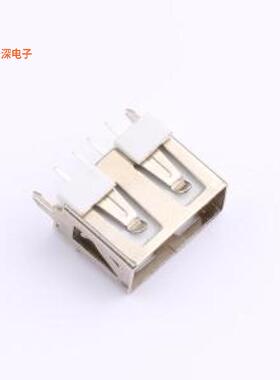 XUDF-012-0109 |USBUSB 2.0AF 180度直插板10.0长 卷边