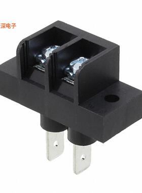 BC6-Q308-02 |隔板接线座CONN BARRIER STRIP 2CIRC 0.375