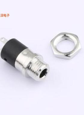 PJ-43502PM |音频(耳机)4脚4极圆柱立式带螺纹螺母