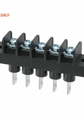 JC6-Q308-05 |隔板接线座CONN BARRIER STRIP 5CIRC 0.375