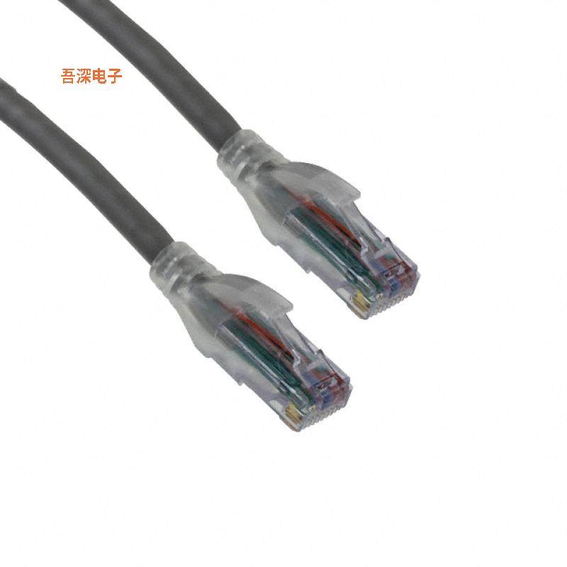 C501108025 |圆形线缆PATCHCORD BCAT5E CMR GRY 25FT