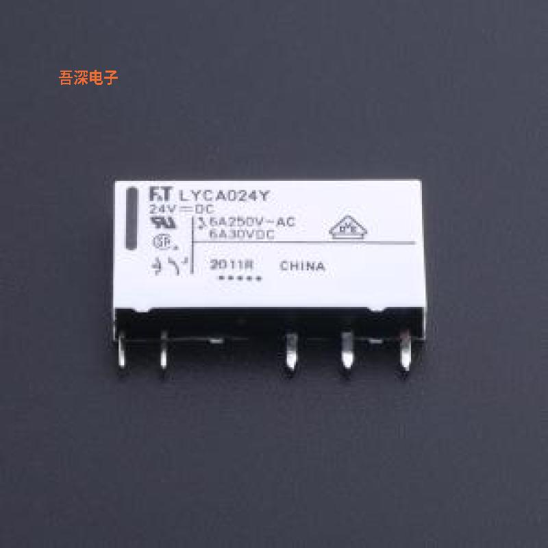 FTR-LYCA024Y |原装SIP,5x28mm功率继电器