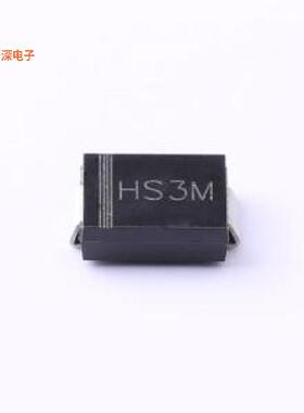 HS3M |原装SMC(DO-214AB)DIODE STANDARD 1000V 3A DO214AB