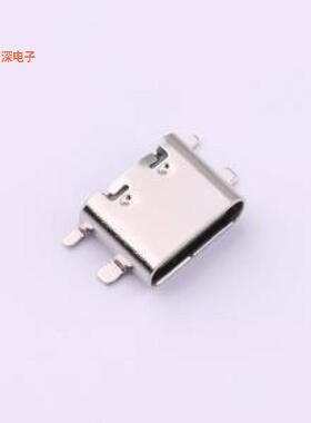 GT-USB-7002D01 |卧贴6PIN母座,CH1.63,L6.8mmUSBSMD