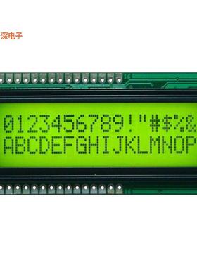 GFC1602L-YPOA-JP01 |32.016X2STN-YYELLOW GREEN80*36)