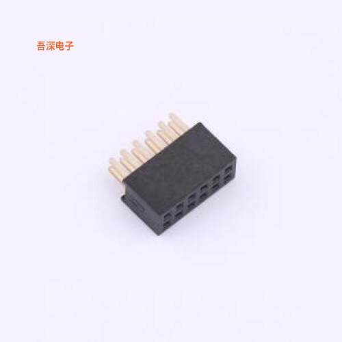 HC-PM127-4.3H-2x6PZ |原装插件,P=1.27mm排母