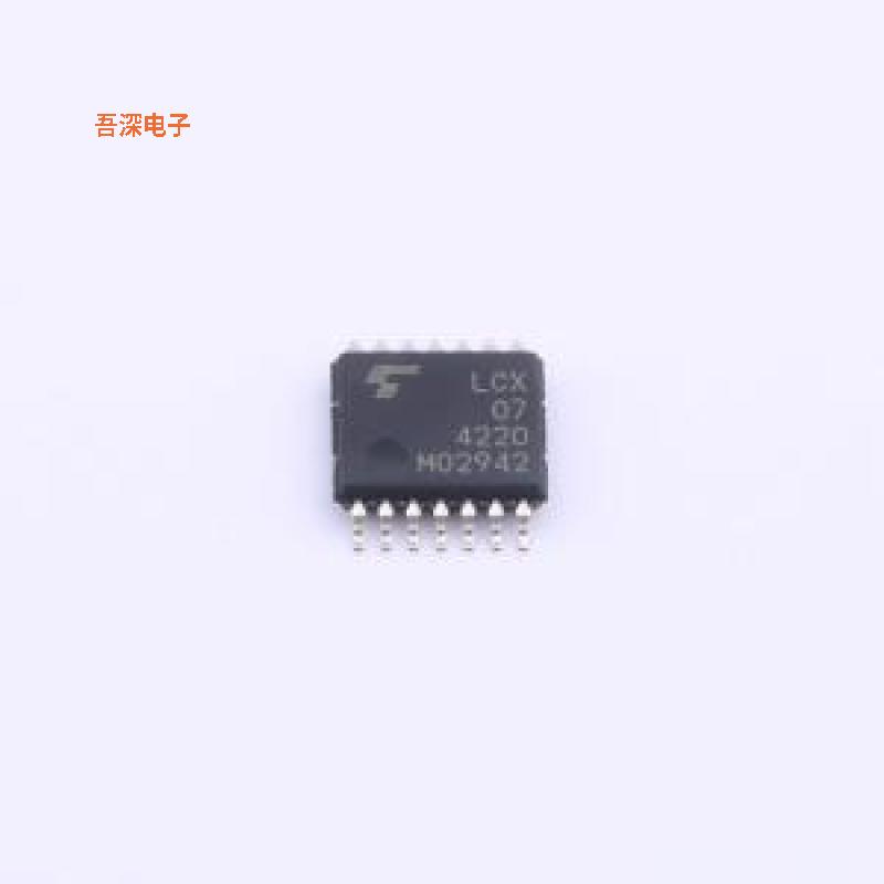 74LCX07FT |原装TSSOP-14IC BUFF NON-INVERT 5.5V 14-TSSOP
