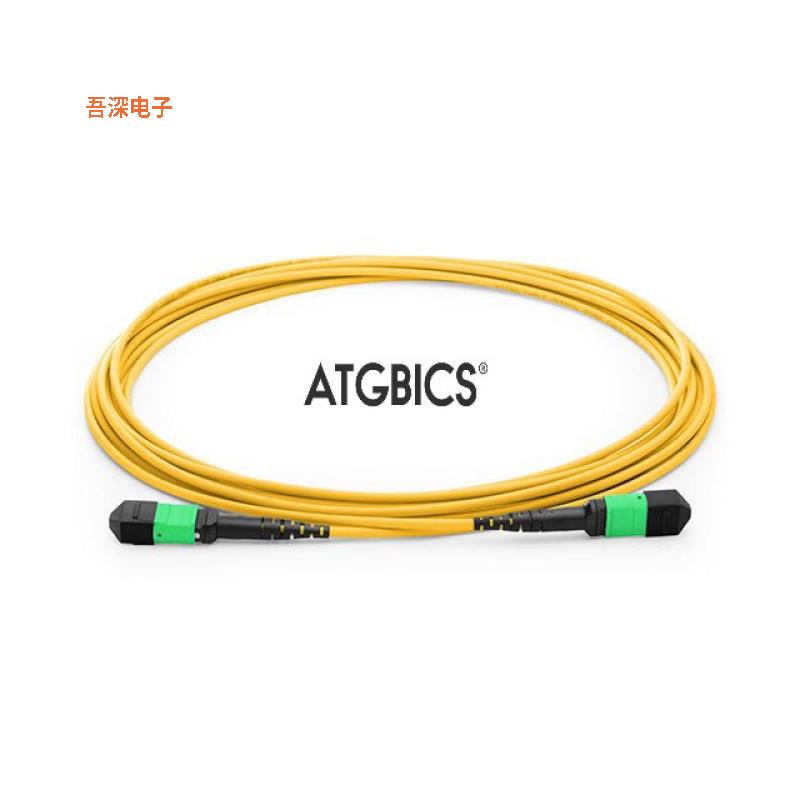 TCAB-12MPOFF-OS2-20M |MPOFIBER OPTIC CBL MPO-MPO SGL 20M
