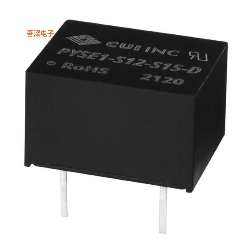 PYSE1-S12-S3-D |隔离模块DC-DC 1.5KV ISOLATED, 1 W, 10.8~