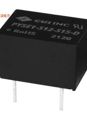 PYSE1-S24-S5-D |隔离模块DC-DC 1.5KV ISOLATED, 1 W, 21.6~