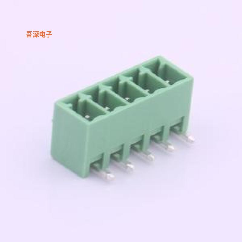 WJ15EDGRC-3.81-5P |原装弯插,P=3.81mm插拔式接线
