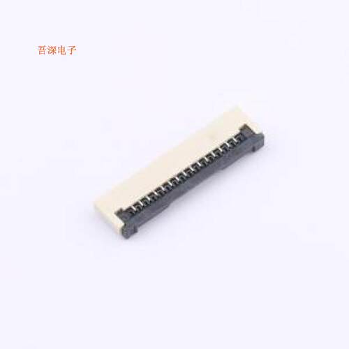 ZX-1.0FPC-2H-QFX15P |原装SMD,P=1mm,卧贴FFC/FPC