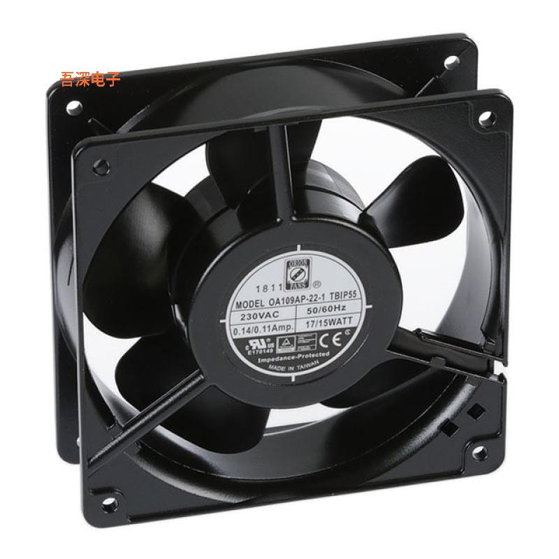 OA109AP-22-1TBIP55 |230VACFAN AXIAL 120X38MM 230VAC TERM