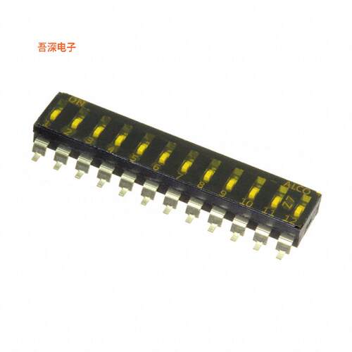 EDS12SGRSTU04Q |SPSTSWITCH SLIDE DIP SPST 0.025A 24V