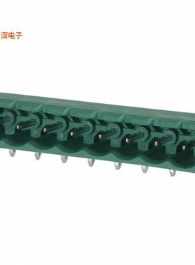 1757307 |原装全新插拔式接线 间距5.08mm 1x8Pin 弯插 镀锡