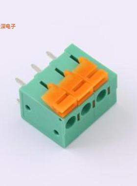 MX142V-5.08-03P-GN01-Cu-A |原装插件,P=5.08mm弹簧式接线