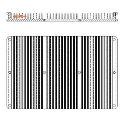 HZZ00149-G |散热片HEAT SINK FOR RCM500/1000 SERIES