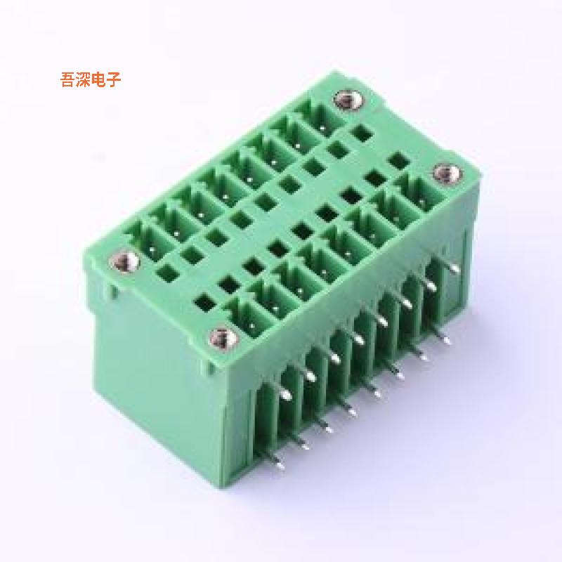 KF2EDGRHM-3.81-2*8P |原装弯插,P=3.81mm插拔式接线