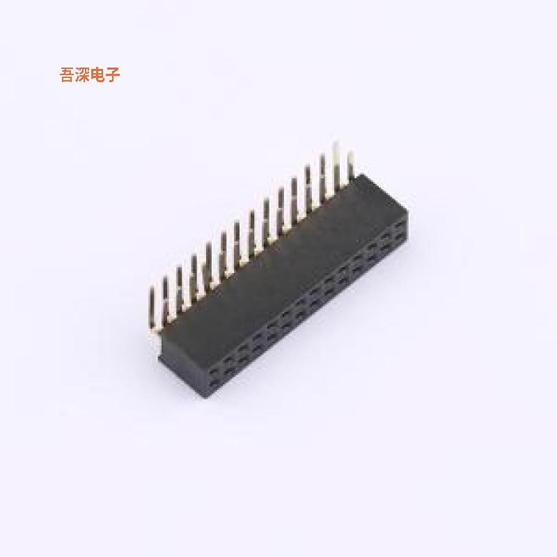 X1321FR-2x14-C43D24 |排母D2.4mm,U型,6T料,Au足1u