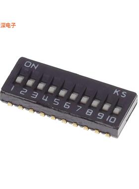 DHS 910-J |SPSTDUAL-IN-LINE SWITCH, HALF-PITCH-